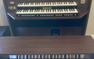 Johannus Studio 170 two-manual digital organ console and bench